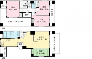 フェニックス キャッスル【501号室号室】の間取り
