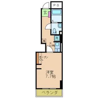 宮本ビル【4階】の間取り