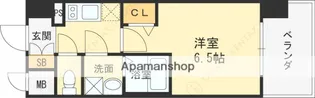 レジュールアッシュ桜宮リバーコート【10階】の間取り