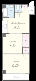 セイワパレス寺山公園【3階】の間取り