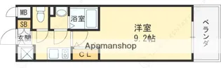 サムティ都島NORTH【7階】の間取り
