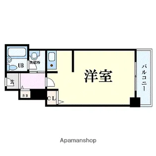 エクセランス梅田西【7階】の間取り