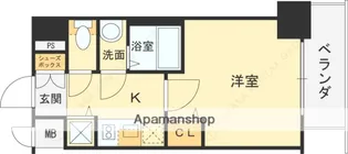 ゼオン大阪EAST【9階】の間取り