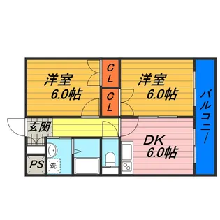 M’プラザ城東六番館【7階】の間取り