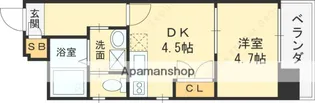ネクストステージ関目【6階】の間取り