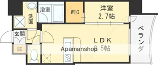 セレニテ福島プリエ【14階】の間取り