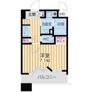 アーバンウェル茨木【7階】の間取り