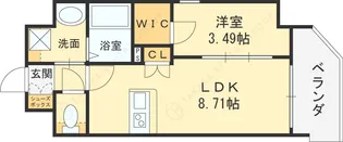 サムティ京橋CLEAR【10階】の間取り