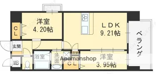 グランステディ城東中央【302号室】の間取り
