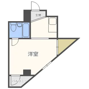 サンプラザ京橋【6階】の間取り