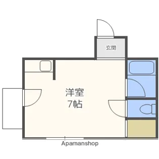 シティハイム森ノ宮【2階】の間取り