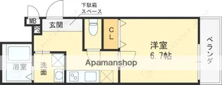 フジパレス今福西Ⅰ番館【202号室】の間取り