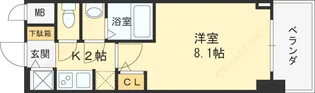 S-RESIDENCE都島【7階】の間取り