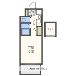 エステムコート難波WEST−SIDE大阪ドーム前【2階】の間取り