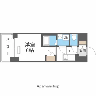 エスリード弁天町桜通レジデンス【9階】の間取り