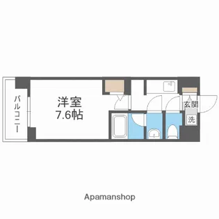 リッツ加島【10階】の間取り