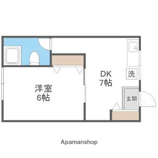 collection福島西【3階】の間取り