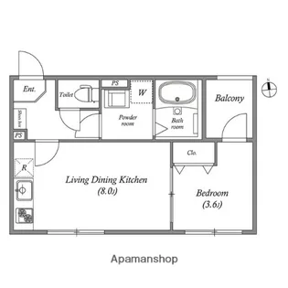ブランテール深江橋【0303号室】の間取り
