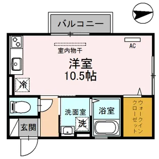ブランシェ・ドミール A棟【2階】の間取り