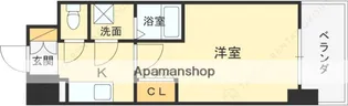 ワールドアイ都島駅前【8階】の間取り