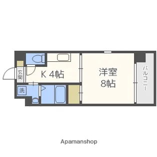 TAANE夕凪【4階】の間取り
