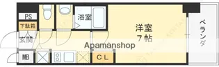 プレサンス水都OKAWA【11階】の間取り