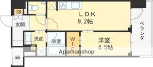 ザ・パークハビオ都島フロント【5階】の間取り