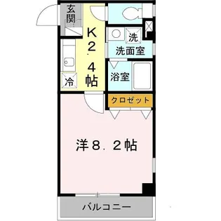 メイト鶴見【3階】の間取り
