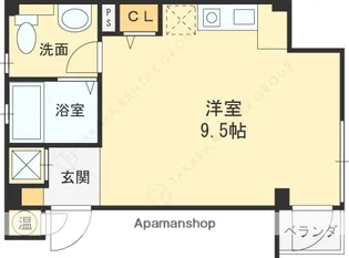 セレブコート朝潮橋【4階】の間取り