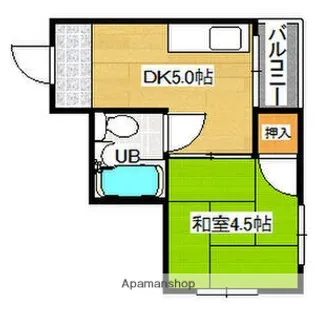 大阪府大阪市東淀川区小松1丁目【マンション】の間取り