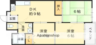 瑞光コーポ【4階】の間取り