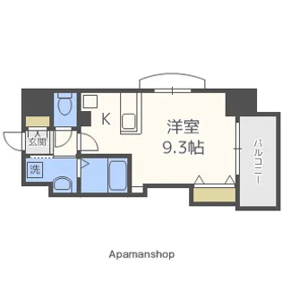 LUXE新大阪Ⅳ【15階】の間取り