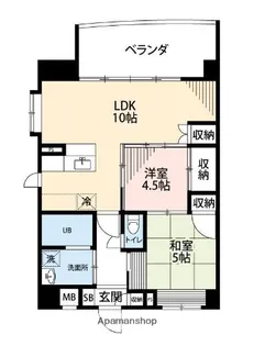 大阪府大阪市東淀川区大道南1丁目【マンション】の間取り