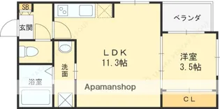 NEXTAGE城東【1階】の間取り