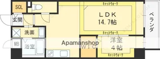 LEGALAND+猫 MIYAKOJIMA【5階】の間取り