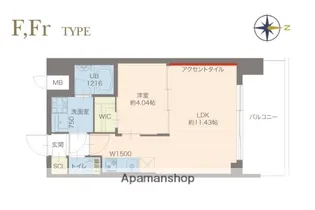 プレジオ城東【11階】の間取り