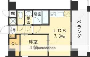 メトロ守口【4階】の間取り