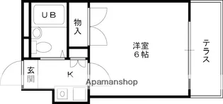 マイコート高槻八幡町【101号室】の間取り