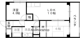 大阪府大阪市鶴見区今津北4丁目【マンション】の間取り