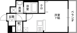 プレサンス大阪城公園ファーストシート【3階】の間取り