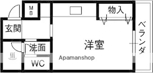メゾン・プリオール【1階】の間取り