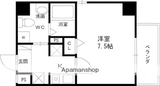ラフォーレ都島本通2【5階】の間取り