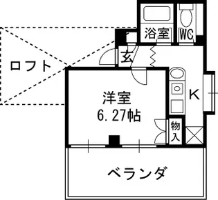グランドヴィラ都島【7階】の間取り