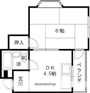 サンライズ堀溝【2階】の間取り