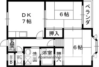 三東ハイツ【306号室】の間取り