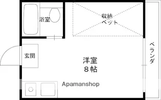 コーポ尾上【3階】の間取り