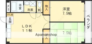 レジデンス宮本Ⅱ(旧 オスティア西村)【5階】の間取り