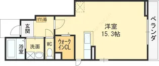 リバーサイド大今里【1階】の間取り