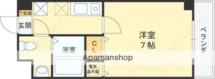 ラフォーレ都島本通1【7階】の間取り
