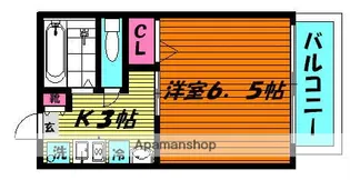 ハイツ三幸【2階】の間取り